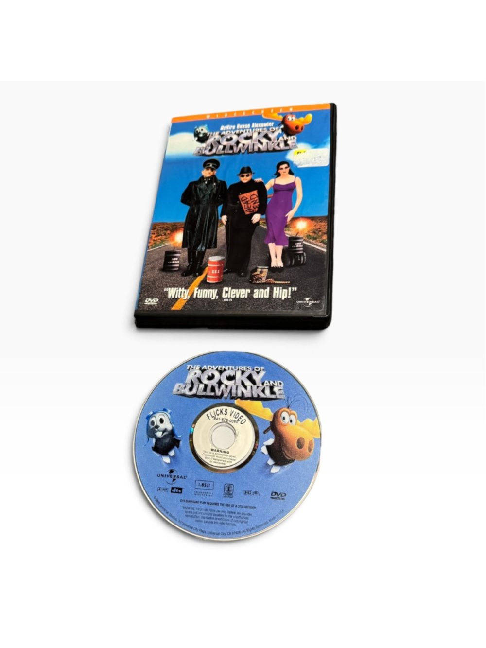 The Adventures of Rocky and Bullwinkle DVD Universal Movie Motion Picture